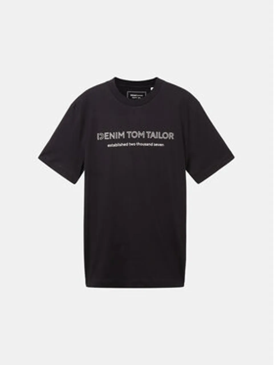 Tom Tailor Denim T-Shirt 1037683 Schwarz Regular Fit