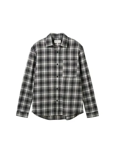 TOM TAILOR Denim T-Shirt relaxed checked twill shirt