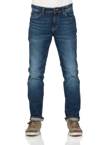 Tom Tailor Herren Jeans Josh - Slim Fit - Blau - Mid Stone Wash