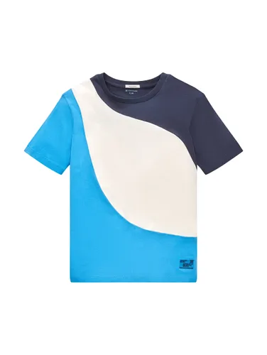 TOM TAILOR Jungen Kinder T-Shirt mit Colorblock 1034956
