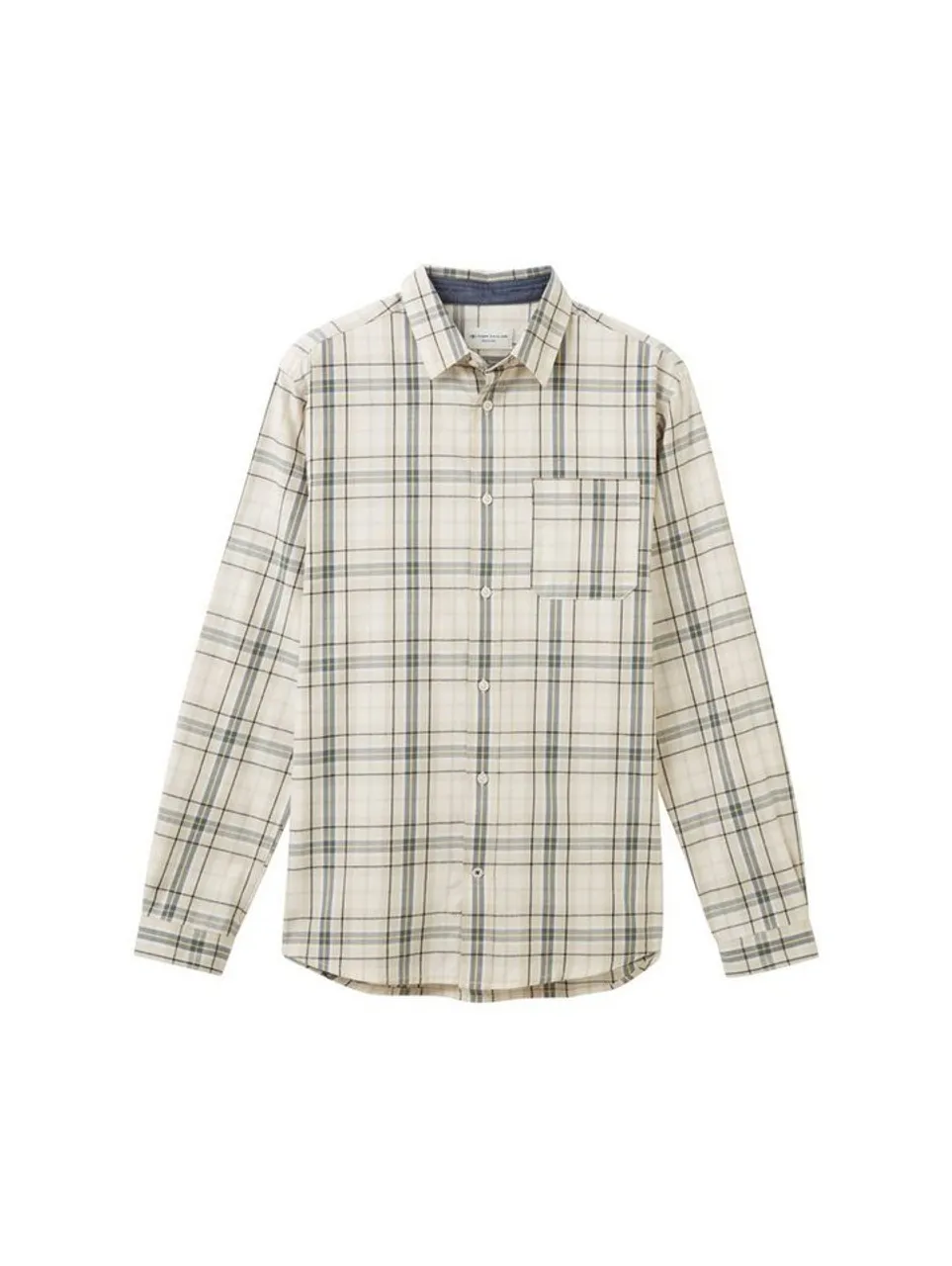 TOM TAILOR Kurzarmshirt checked flannel shirt