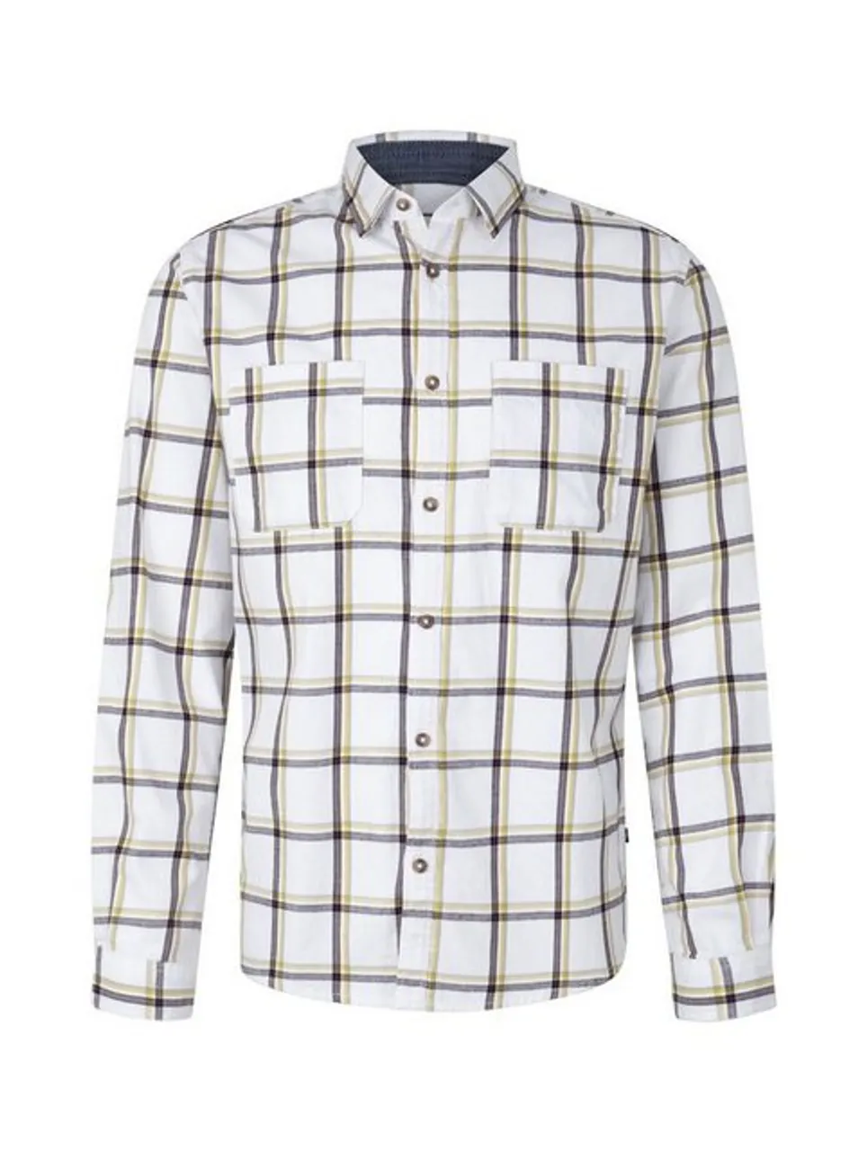 TOM TAILOR Langarmhemd FLANELL CHECKED (1-tlg)