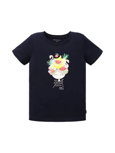 TOM TAILOR Mädchen 1036106 Kinder T-Shirt mit Print