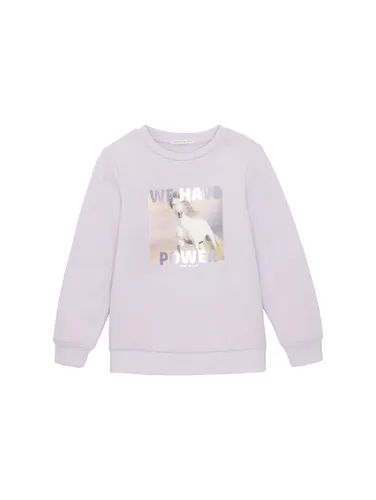 TOM TAILOR Mädchen 1037952 Sweatshirt mit Pferde-Print