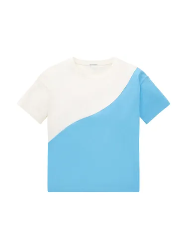 TOM TAILOR Mädchen Kinder T-Shirt mit Colorblock 1035122