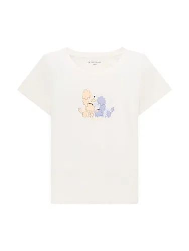 TOM TAILOR Mädchen Kinder T-Shirt mit Print 1035155
