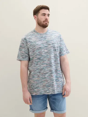 TOM TAILOR PLUS T-Shirt Plus - T-Shirt mit mehrfarbigem Muster