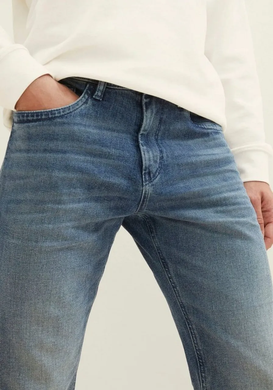 TOM TAILOR Regular-fit-Jeans JOSH im authentischen Used-Look