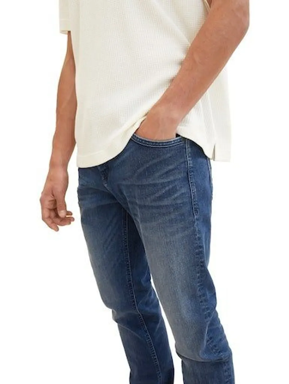 TOM TAILOR Slim-fit-Jeans in dunkler Waschung