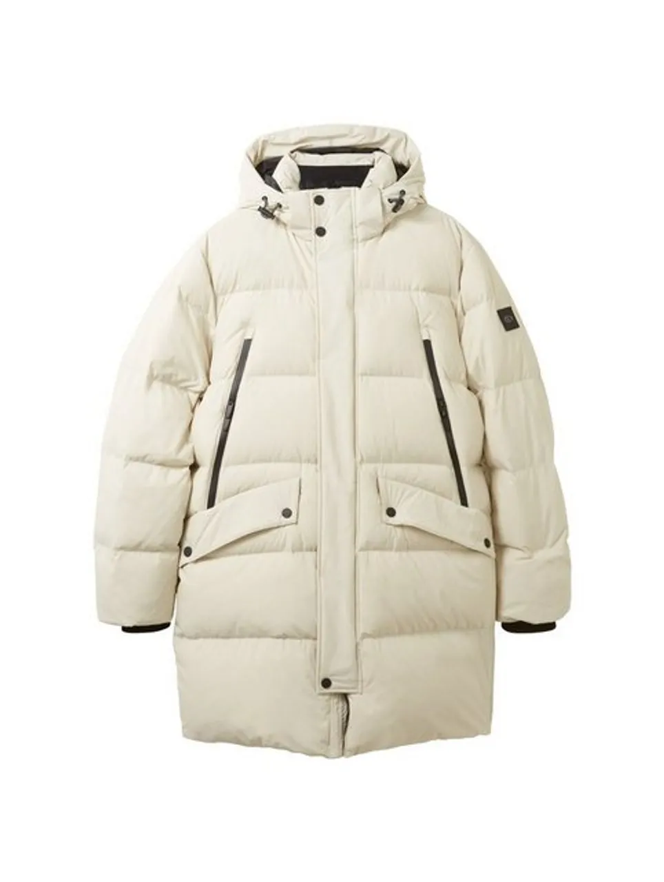 TOM TAILOR Strickmantel recycled down puffer parka