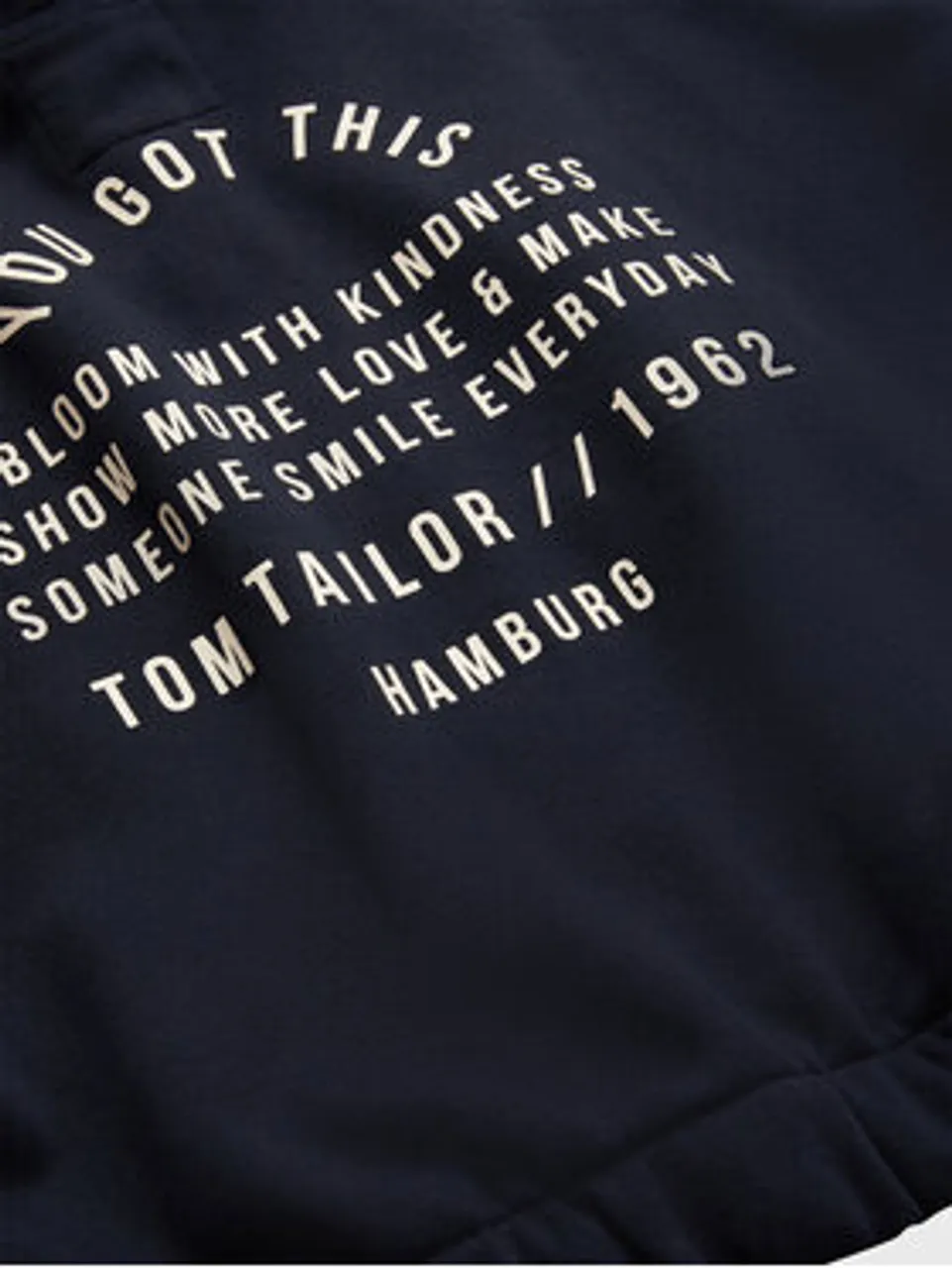 Tom Tailor Sweatshirt 1033146 Dunkelblau Relaxed Fit