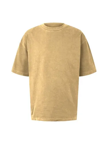 TOM TAILOR T-Shirt Basic Shirt OVERSIZED GARMENTDYE T-SHIRT (1-tlg) 5574 in Braun