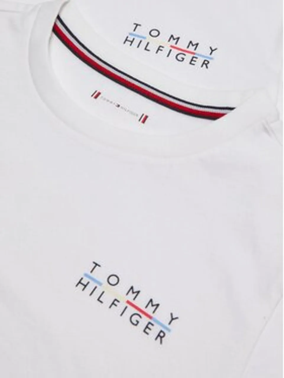 Tommy Hilfiger 2er-Set T-Shirts UK0UK00057 Weiß Regular Fit