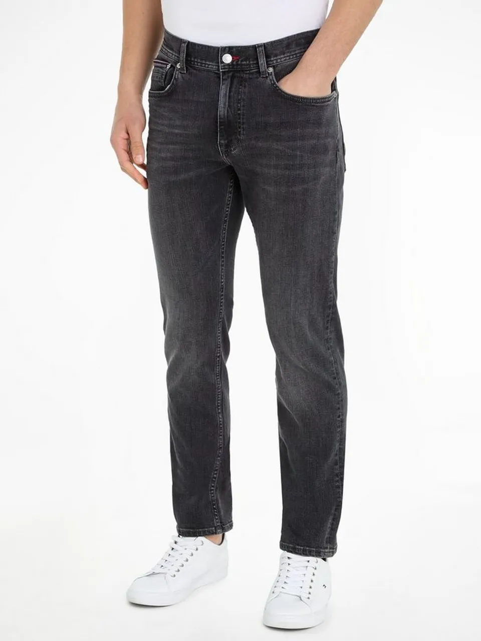 Tommy Hilfiger 5-Pocket-Jeans STRAIGHT DENTON STR SALTON BLK