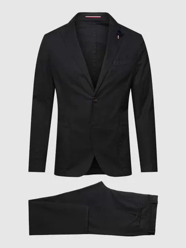 Tommy Hilfiger Anzug mit Strukturmuster Modell 'Garment' in Dunkelblau