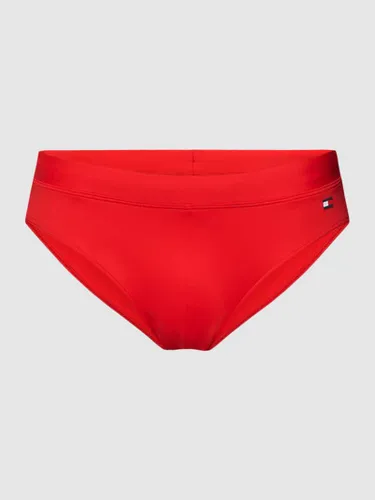 Tommy Hilfiger Badehose mit Label-Detail in Rot