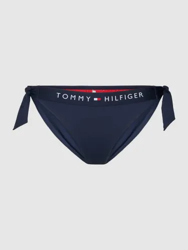 TOMMY HILFIGER Bikini-Hose mit seitlichen Schnürungen Modell 'ORIGINAL' in Marine