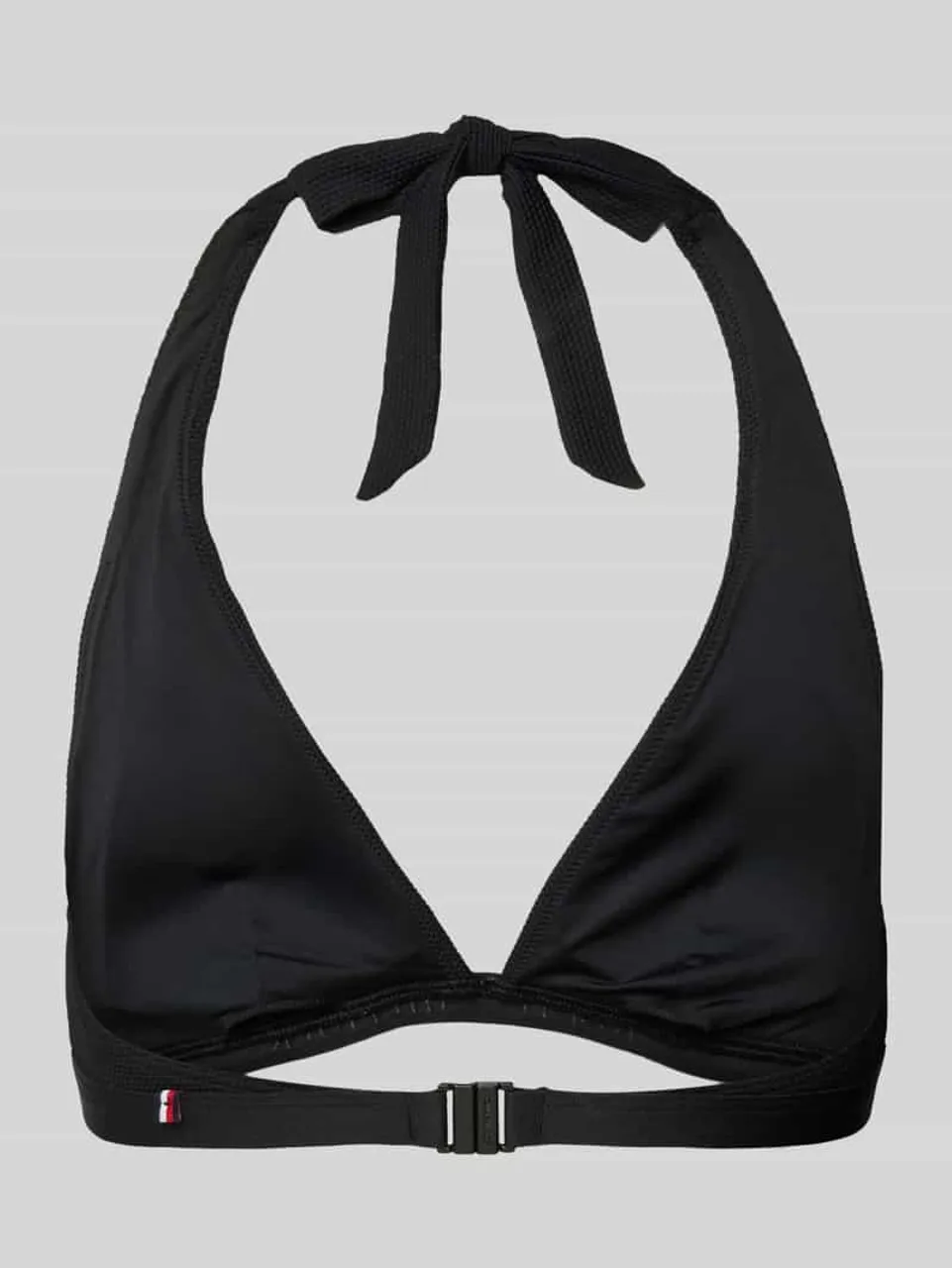 TOMMY HILFIGER Bikini-Oberteil mit Neckholder in Black