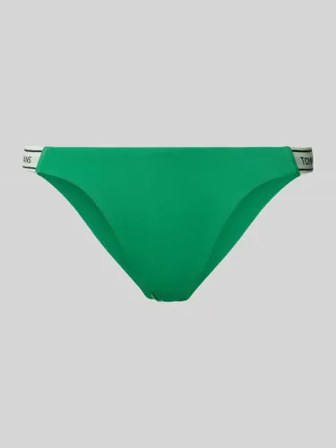 TOMMY HILFIGER Bikini-Slip mit Label-Print in Gruen