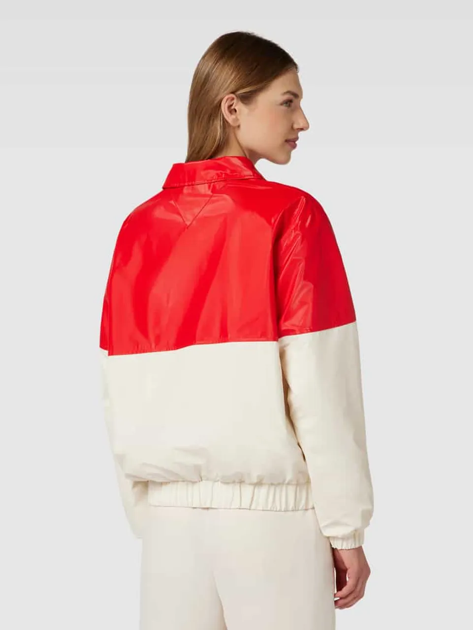 Tommy Hilfiger Bomberjacke in Two-Tone-Machart Modell 'TERRY' in Rot