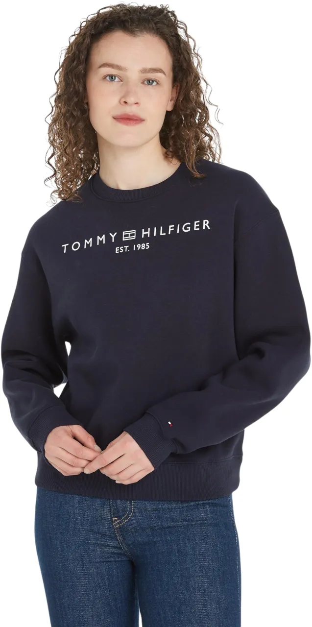 Tommy Hilfiger Damen Sweatshirt Mdrn Reg Corp Logo C-Nk