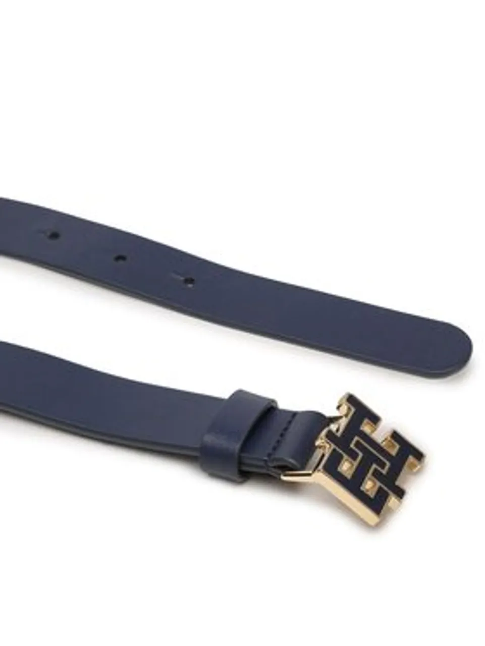 Tommy Hilfiger Gürtel aus Leder mit Label-Detail in Marineblau Th Logo 2.5  AW0AW14936 - Preise vergleichen