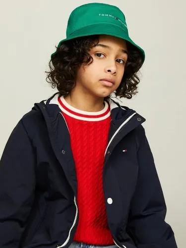 Tommy Hilfiger Fitted Cap Essential Cap Unisex Bucket Hat (1-St) Kinder Kids Junior MiniMe,im Colorblocking