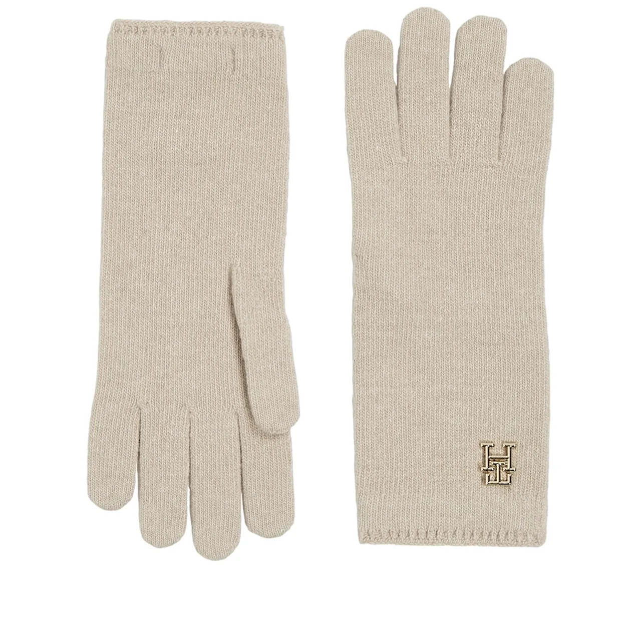 Tommy Hilfiger - Handschuh Limitless Chic Wool Cloves Cashmere Creme Handschuhe Damen