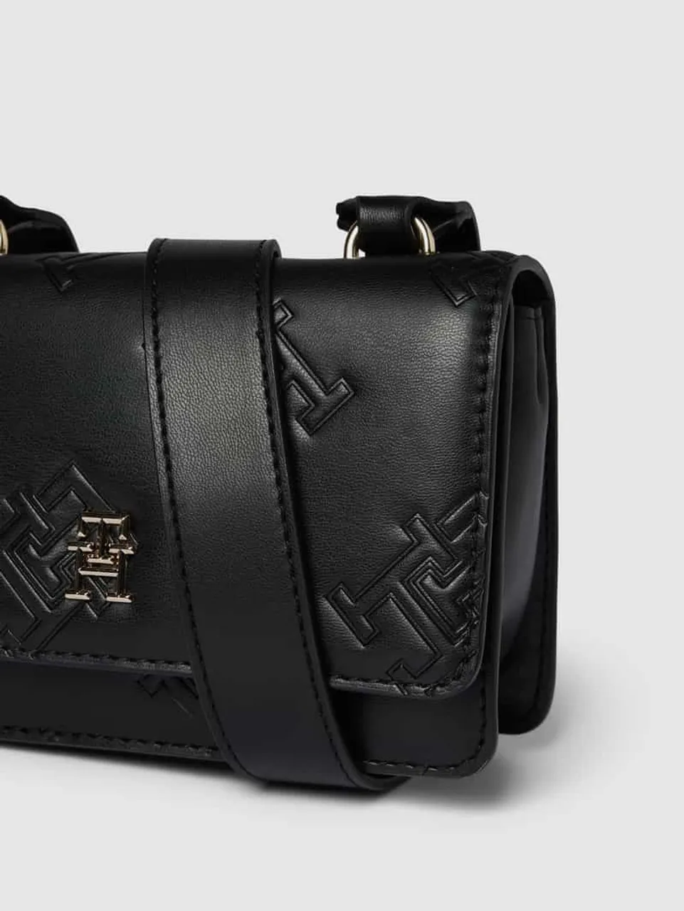 Tommy Hilfiger Handtasche mit Logo-Muster in Black, Größe One Size