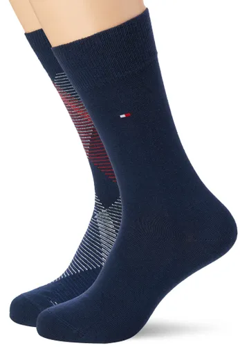Tommy Hilfiger Herren Diagonal Stripe Sock Classic Sock