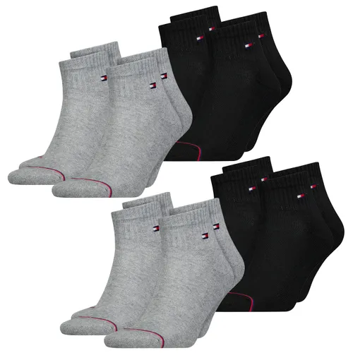 Tommy Hilfiger Herren Frauen Unisex Quarter Socken 8er Pack