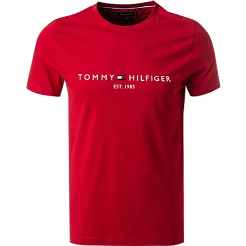 Tommy Hilfiger Herren T-Shirt rot Baumwolle