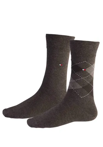 Tommy Hilfiger Herren Th Check Men's Socks (2 Pack) Socken