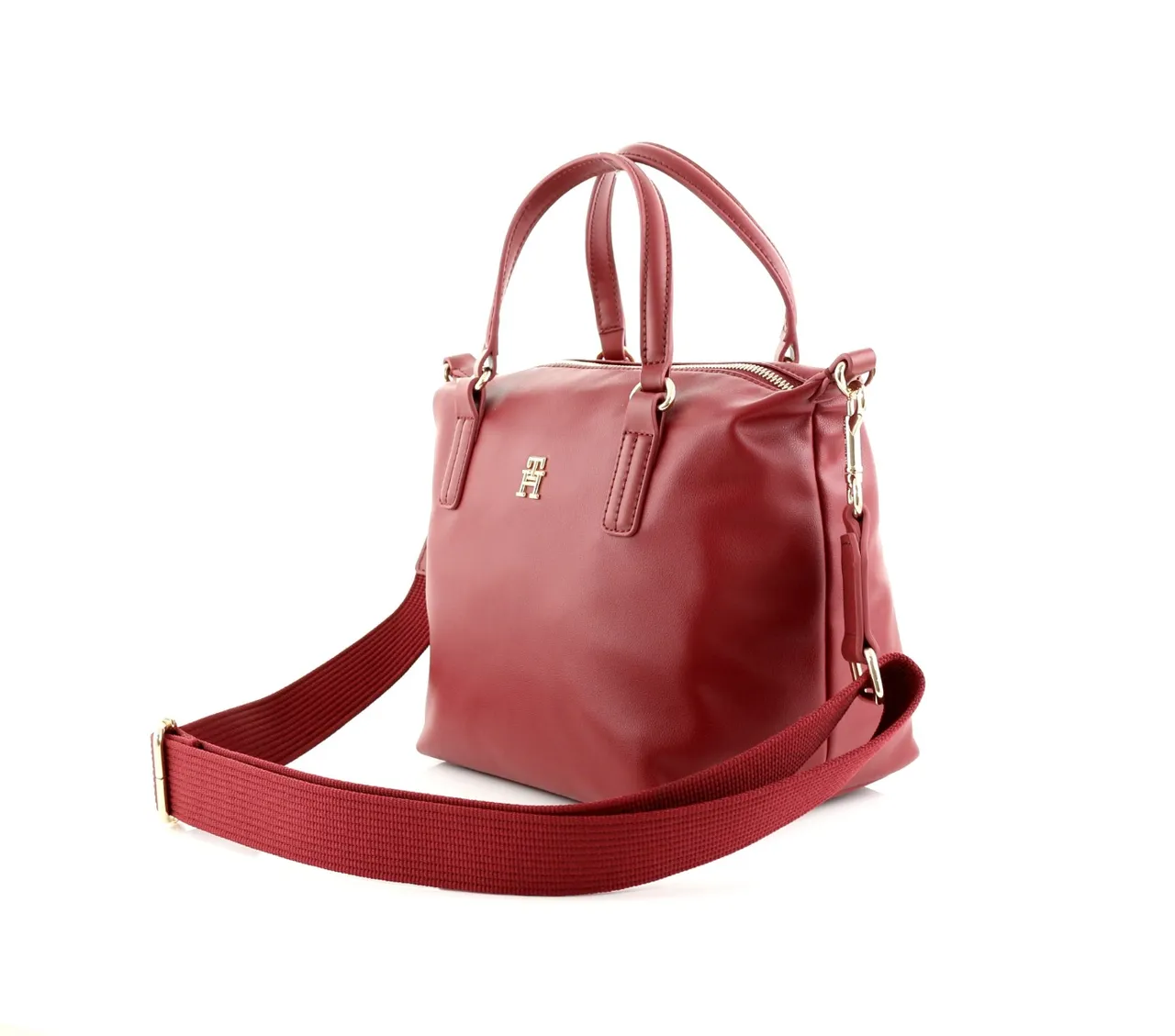 Tommy Hilfiger Iconic Tommy Poppy Plus Small Tote Rouge