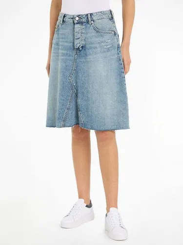 Tommy Hilfiger Jeansrock DNM RW RELAXED SKIRT MIO WRN im 5-Pocket-Style