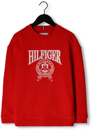 Tommy Hilfiger Jungen Pullover & Cardigans U Hilfiger Varsity Sweatshirt - Rot