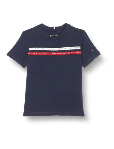 Tommy Hilfiger Jungen Tommy Tape Tee S/S T-Shirt