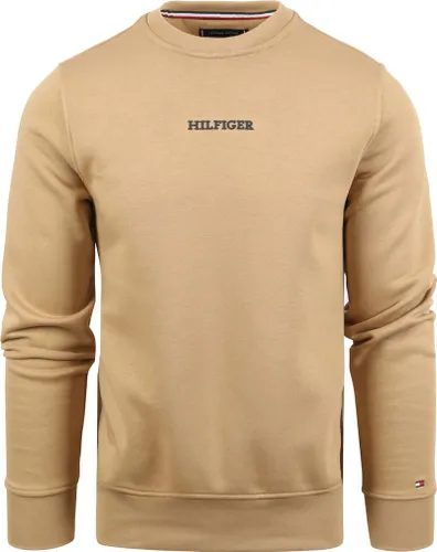 Tommy Hilfiger Logo Sweater Beige