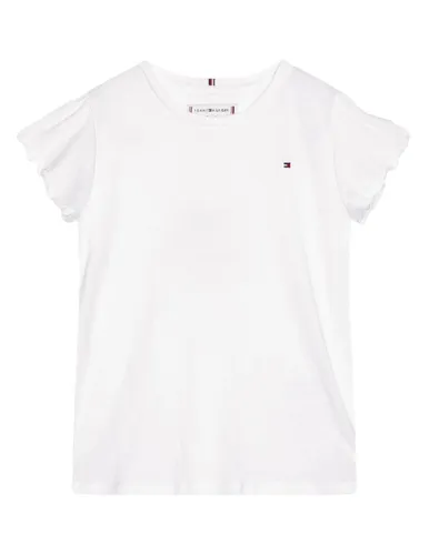 Tommy Hilfiger Mädchen Essential Ruffle Sleeve TOP S/S