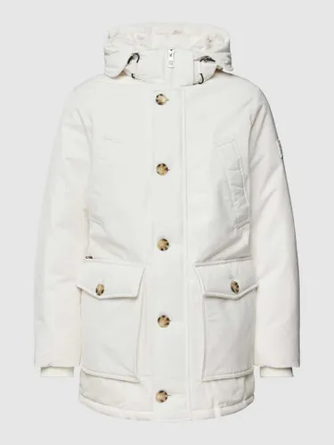 Tommy Hilfiger Parka mit abnehmbarer Kapuze Modell 'ROCKIE' in Offwhite