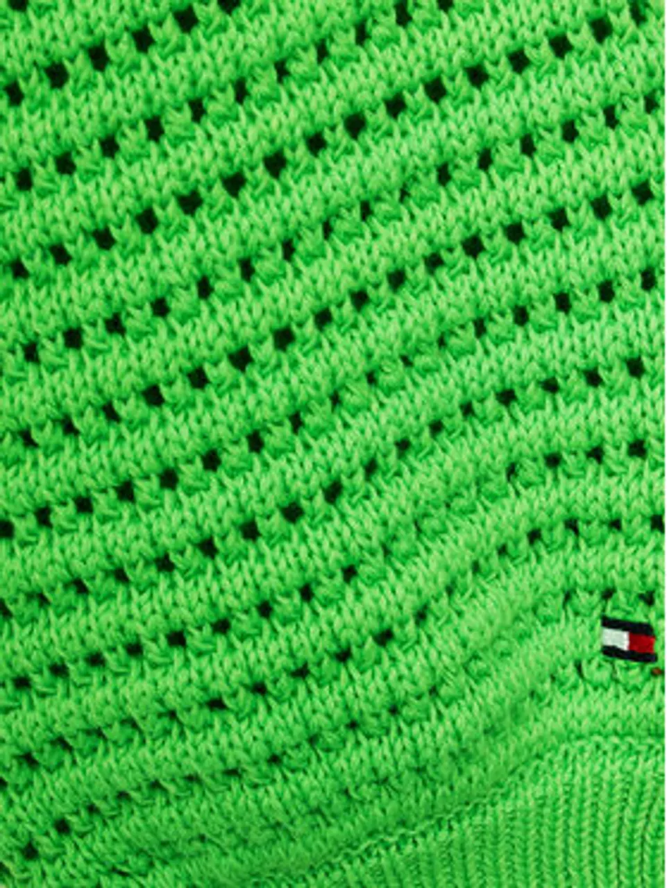 Tommy Hilfiger Pullover Crochet KG0KG07286 D Grün Regular Fit