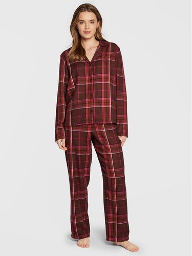 Tommy Hilfiger Pyjama UW0UW03961 Braun Regular Fit