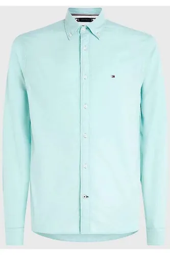 Tommy Hilfiger Regular Fit Hemd hellgrün, Einfarbig