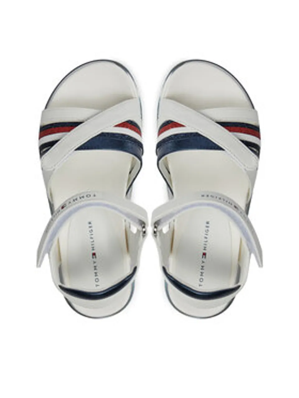 Tommy Hilfiger Sandalen Velcro Sandal T3A2-33240-0273 M Weiß