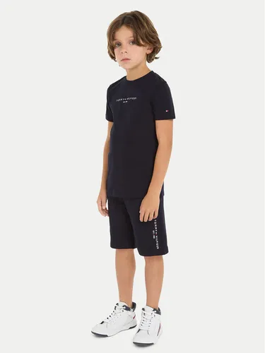 Tommy Hilfiger Set T-Shirt und Shorts Essential KB0KB08829 D Dunkelblau Regular Fit