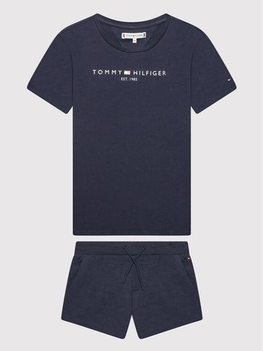 Tommy Hilfiger Set T-Shirt und Shorts Essential KG0KG06556 Dunkelblau Regular Fit