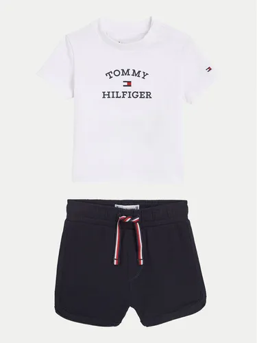 Tommy Hilfiger Set T-Shirt und Shorts Logo KN0KN01812 Dunkelblau Regular Fit