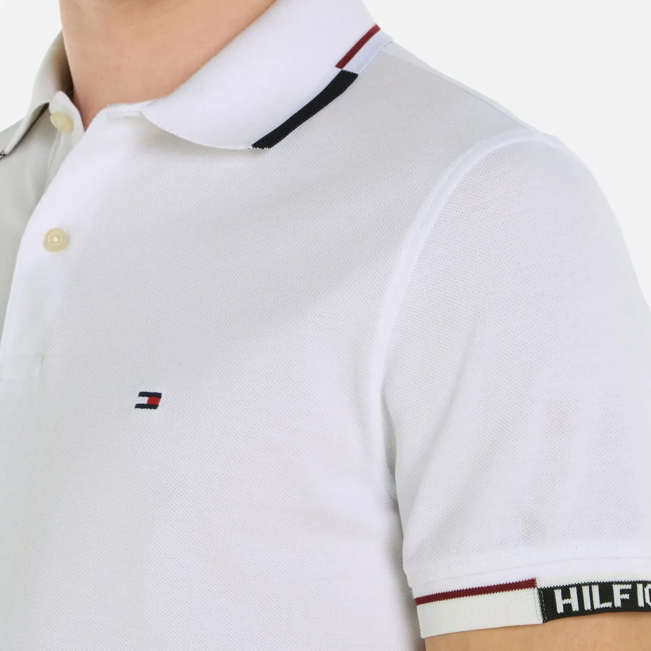 Tommy Hilfiger Slim Fit Organic Cotton-Blend Polo Shirt