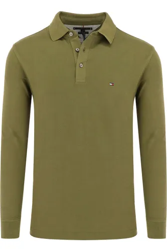 Tommy Hilfiger Slim Fit Poloshirt grün, Einfarbig