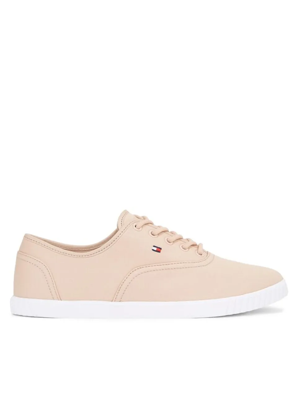 Tommy Hilfiger Sneakers aus Stoff Canvas Lace Up Sneaker FW0FW07805 Dunkelblau